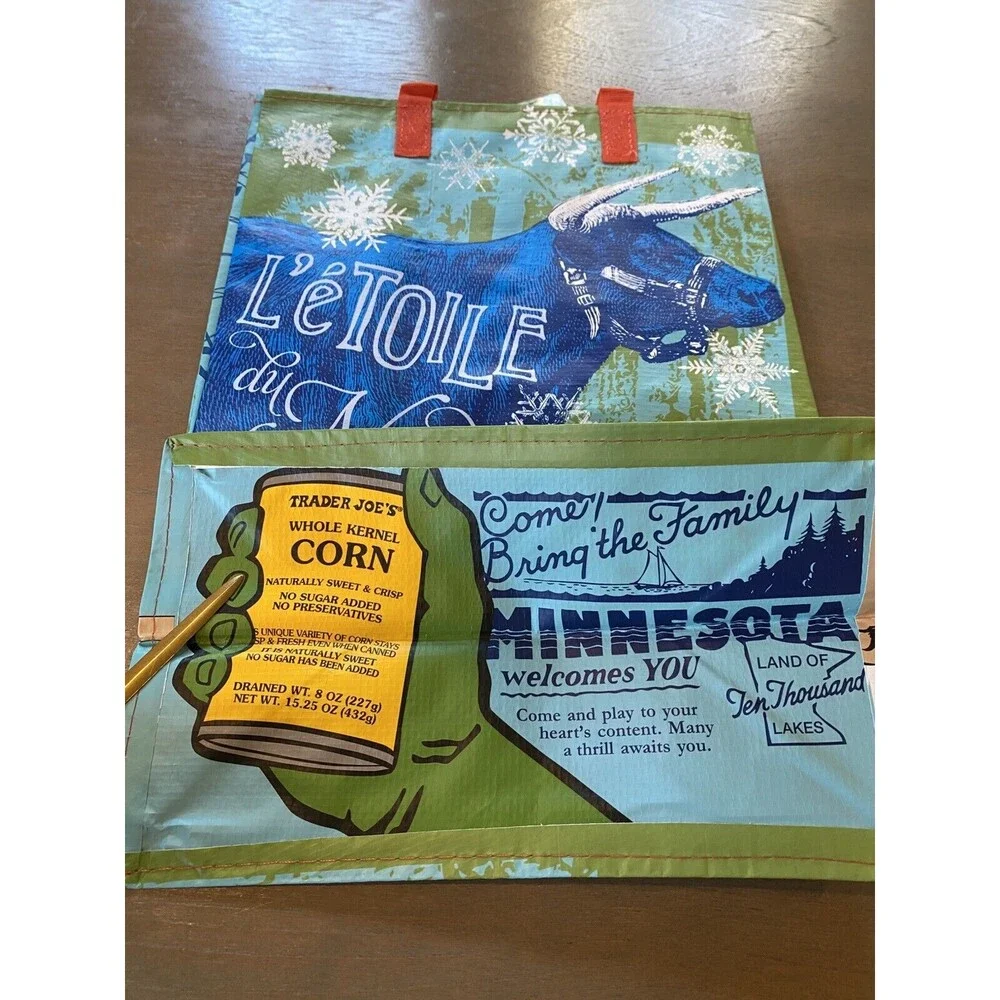 Trader Joe’s Bag Minnesota NEW Reusable Grocery Shopping Mystery Bag Ships Fast